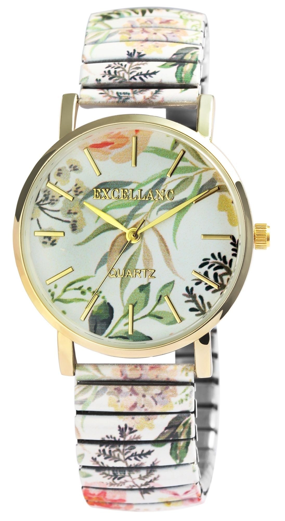 Excellanc Quarzuhr 1700060 Edelstahlzugband, D 36 günstig online kaufen