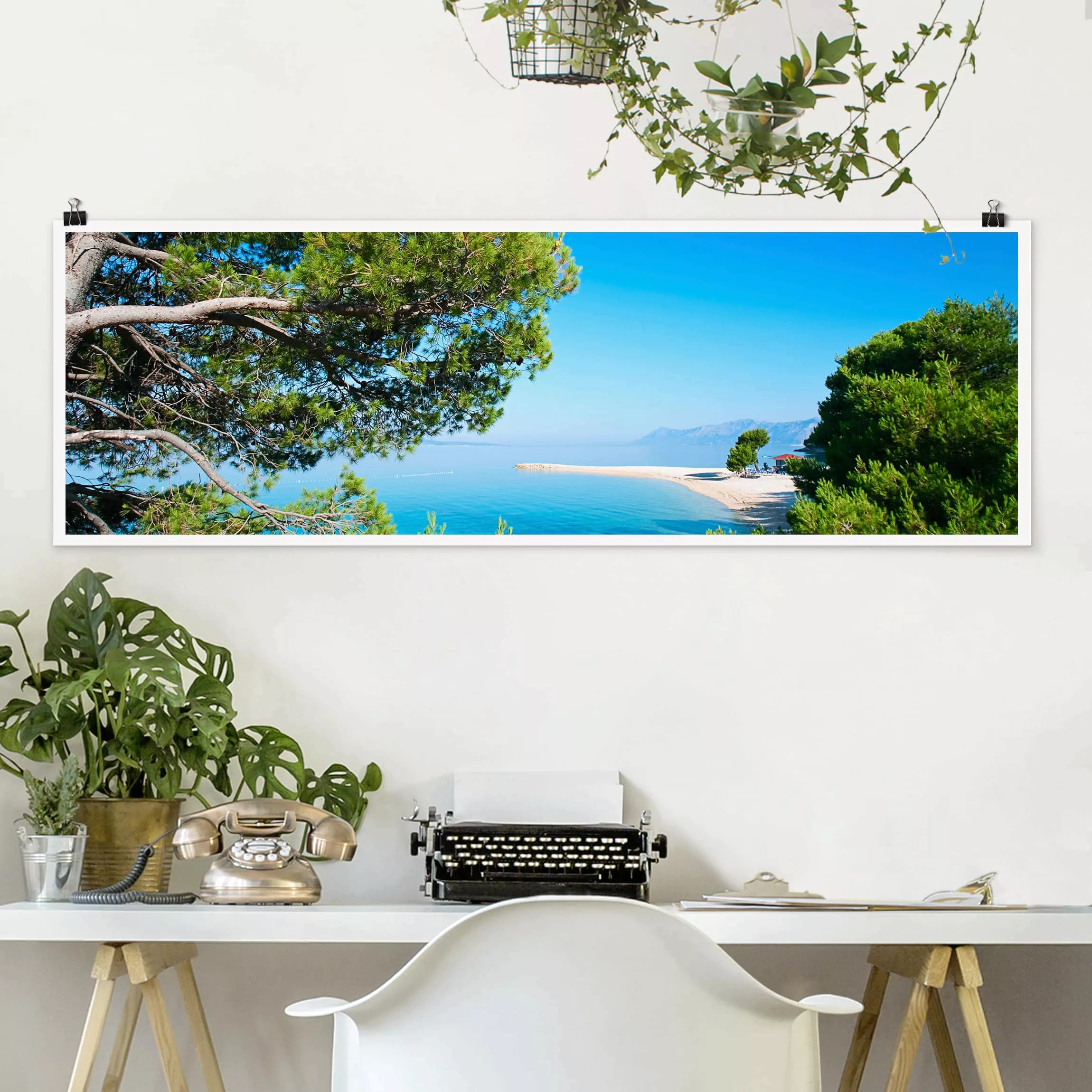 Panorama Poster Natur & Landschaft Hidden Paradise günstig online kaufen