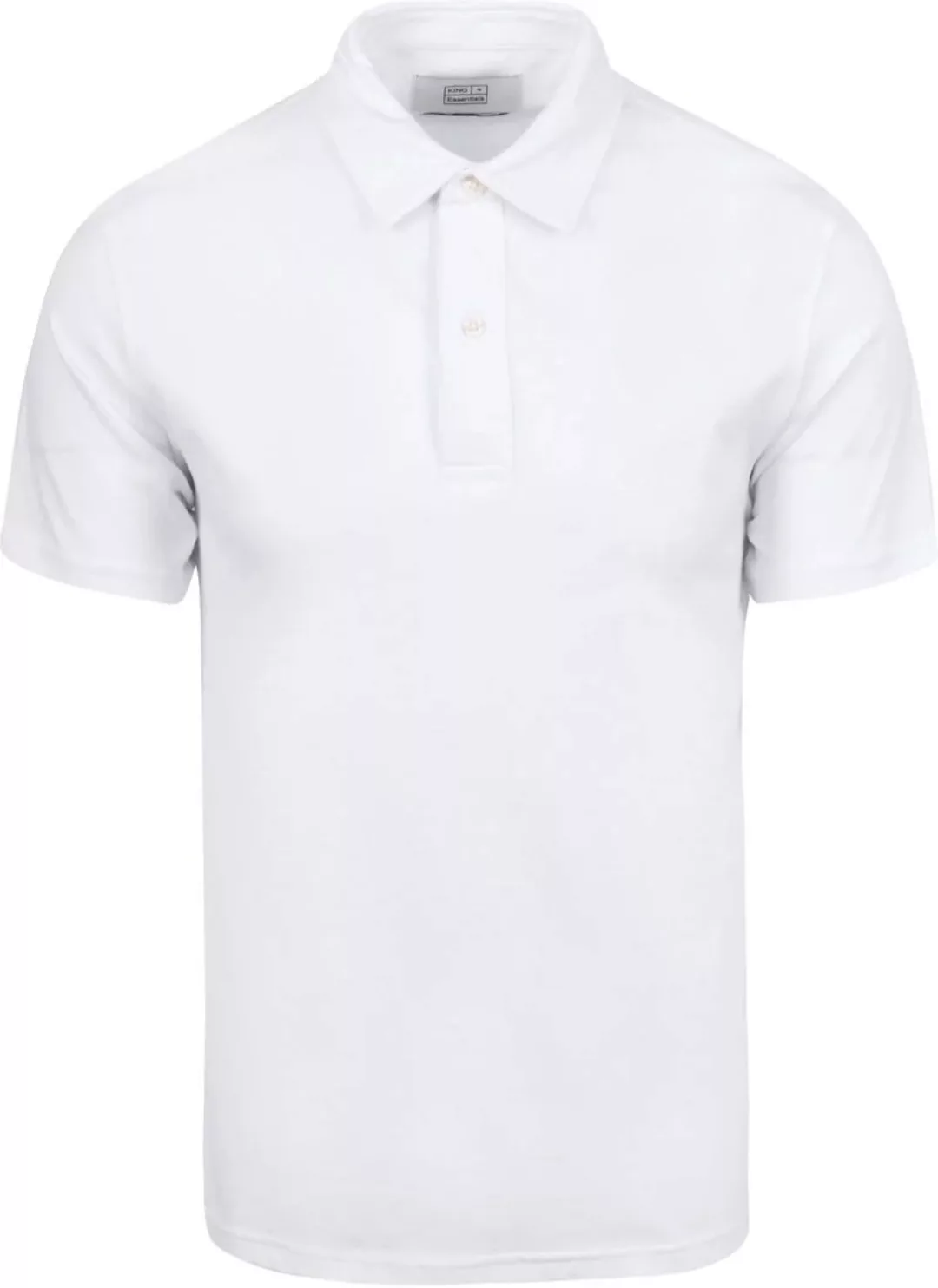 King Essentials The James Poloshirt Weiß - Größe S günstig online kaufen