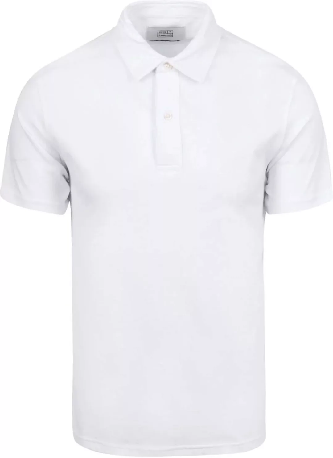 King Essentials The James Poloshirt Weiß - Größe XXL günstig online kaufen