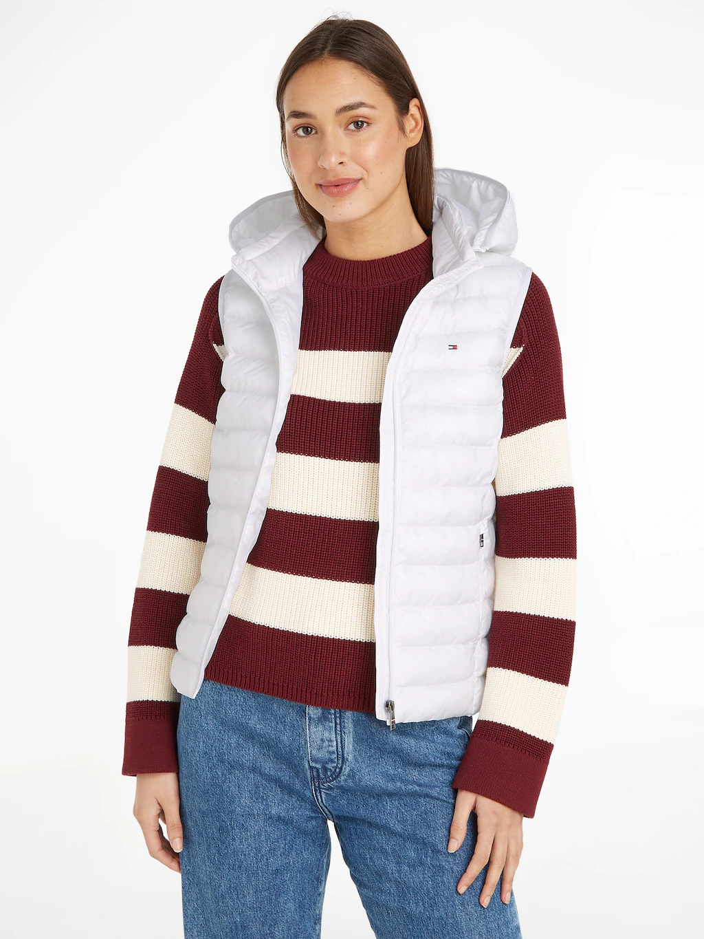 Tommy Hilfiger Steppweste "LW PADDED GLOBAL STRIPE VEST", (Global Serie TH günstig online kaufen