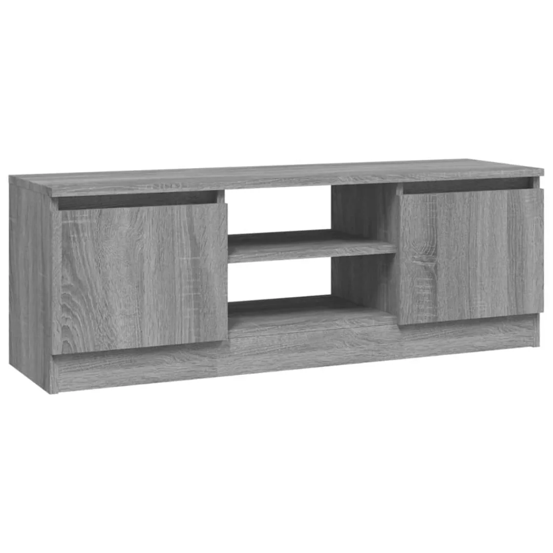 vidaXL TV-Schrank TV-Schrank mit Tür Grau Sonoma 102x30x36 cm günstig online kaufen