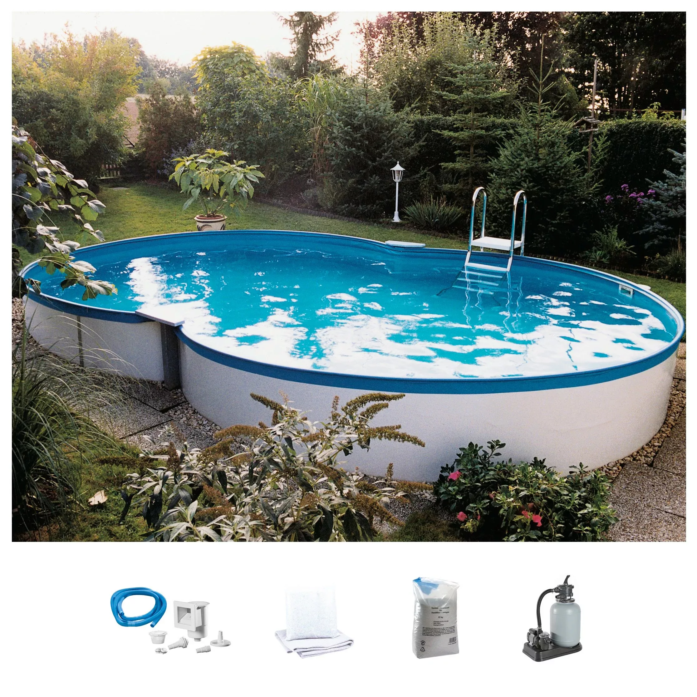 my POOL BWT Achtformpool "MONTANA", (Komplett-Set, 5 tlg.), in verschiedene günstig online kaufen