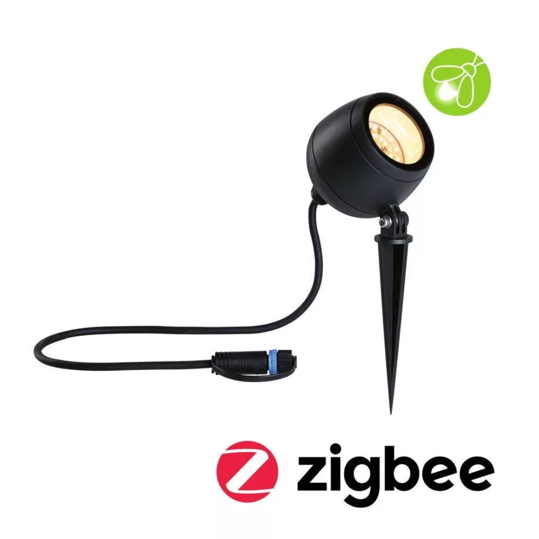 LED Zigbee Plug & Shine Erdspießleuchte Kikolo Tunable Warm in Anthrazit 6, günstig online kaufen