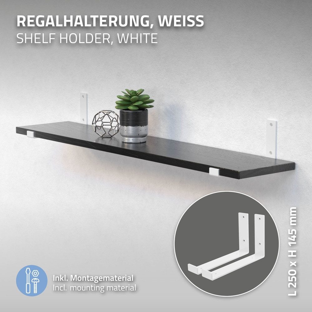 ML-DESIGN Wandregalhalter Regalhalterung L-Form aus Metall, günstig online kaufen