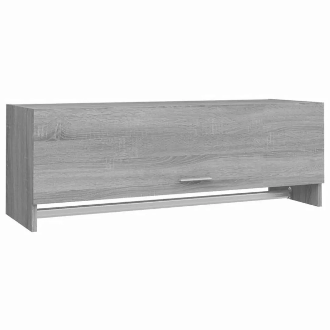 furnicato Kleiderschrank Grau Sonoma 100x32,5x35 cm Holzwerkstoff (1-St) günstig online kaufen