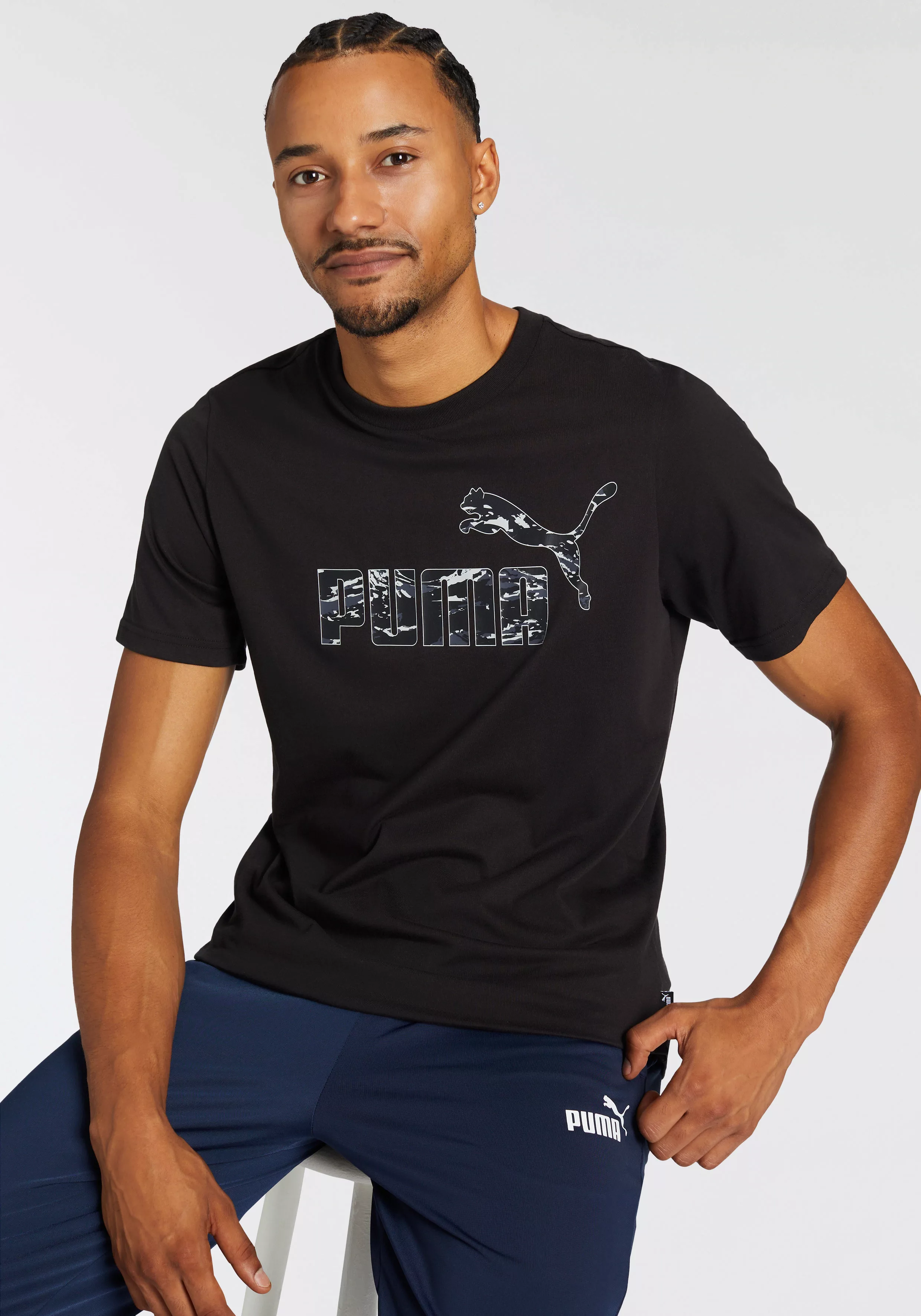 PUMA T-Shirt "ESS+ CAMO GRAPHIC TEE" günstig online kaufen