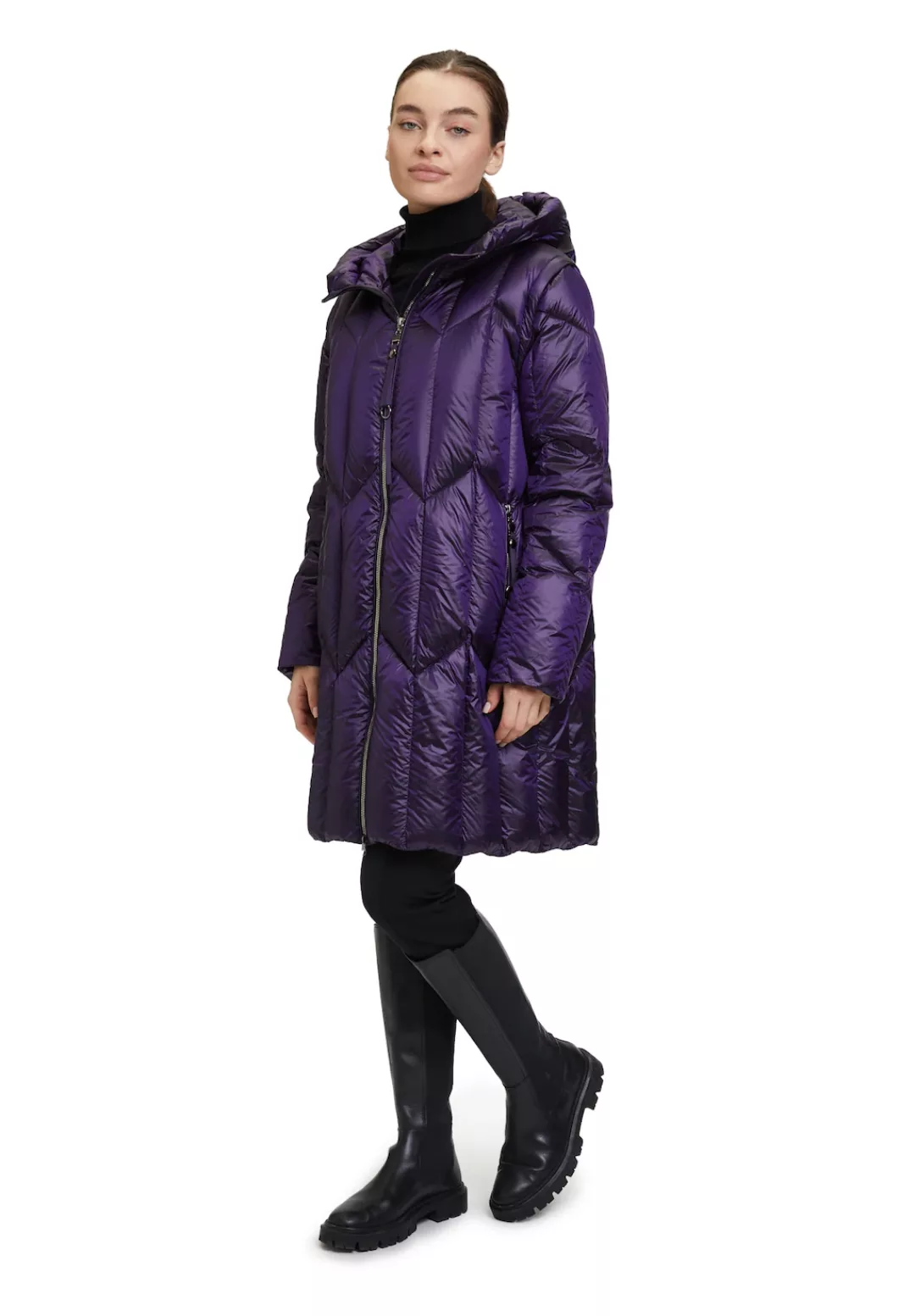 Betty Barclay Steppjacke "Betty Barclay Daunen-Steppjacke mit Kapuze", mit günstig online kaufen