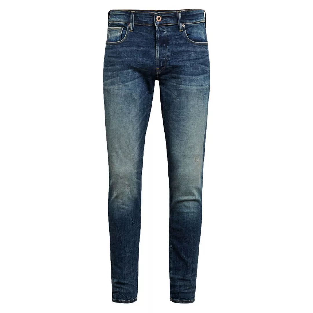 G-star 3301 Slim Jeans 28 Antic Faded Baum Blue günstig online kaufen