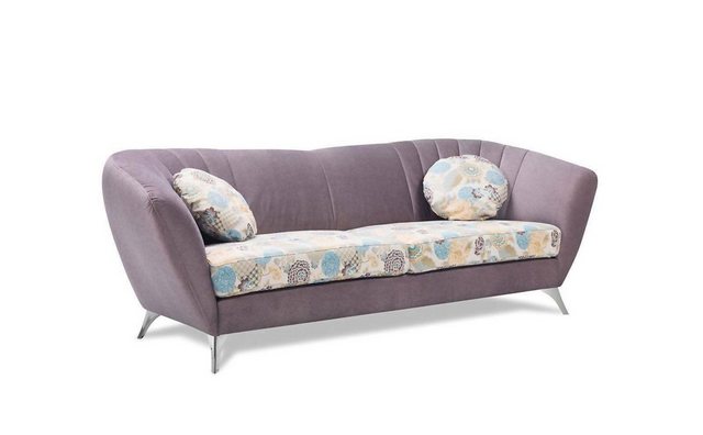 JVmoebel Sofa Designer Moderne Beige Poster Couch Sofagarnitur Sitz 3+2 Sit günstig online kaufen