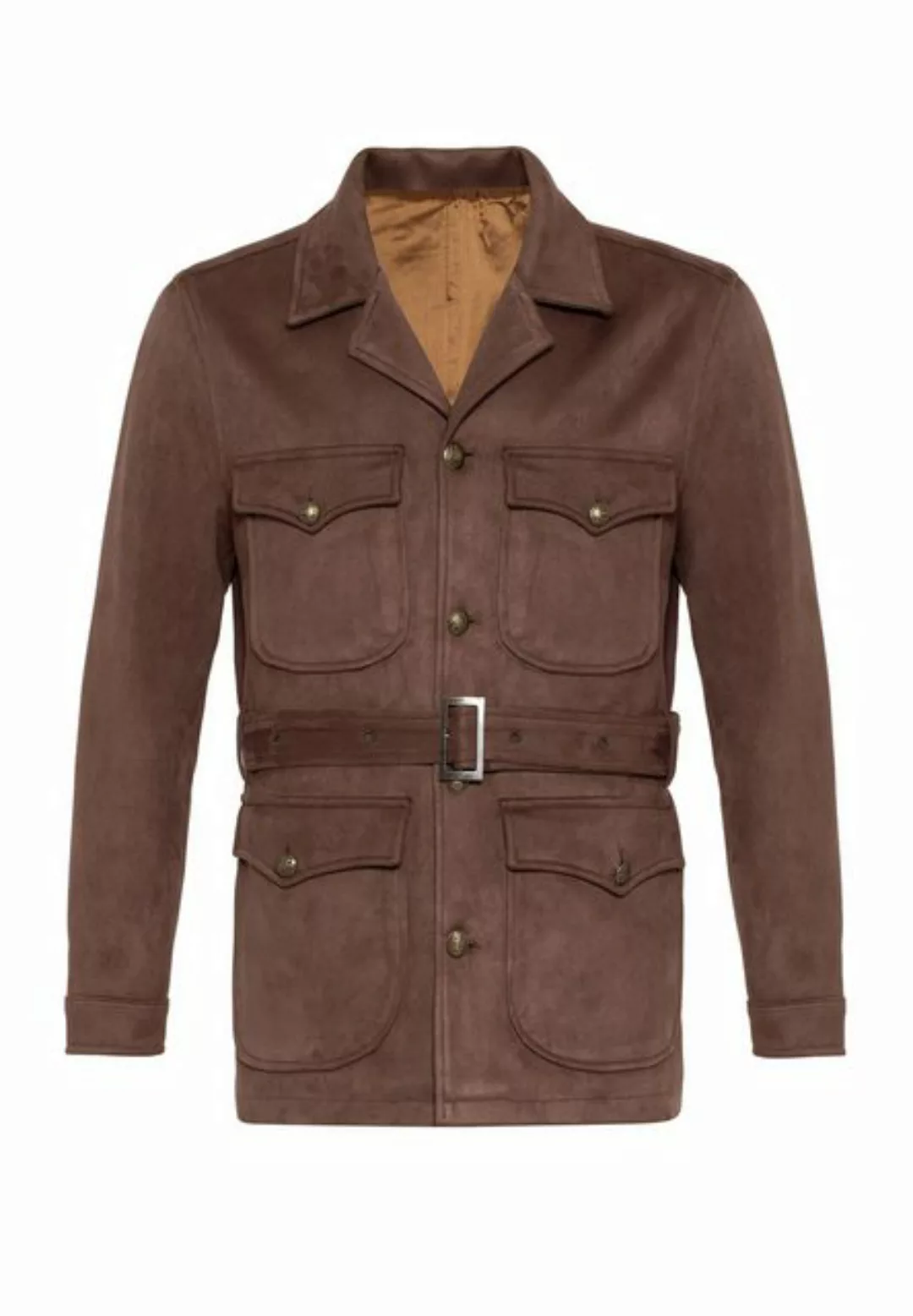 Antioch Winterjacke Slim Fit Belted Suede Coat günstig online kaufen