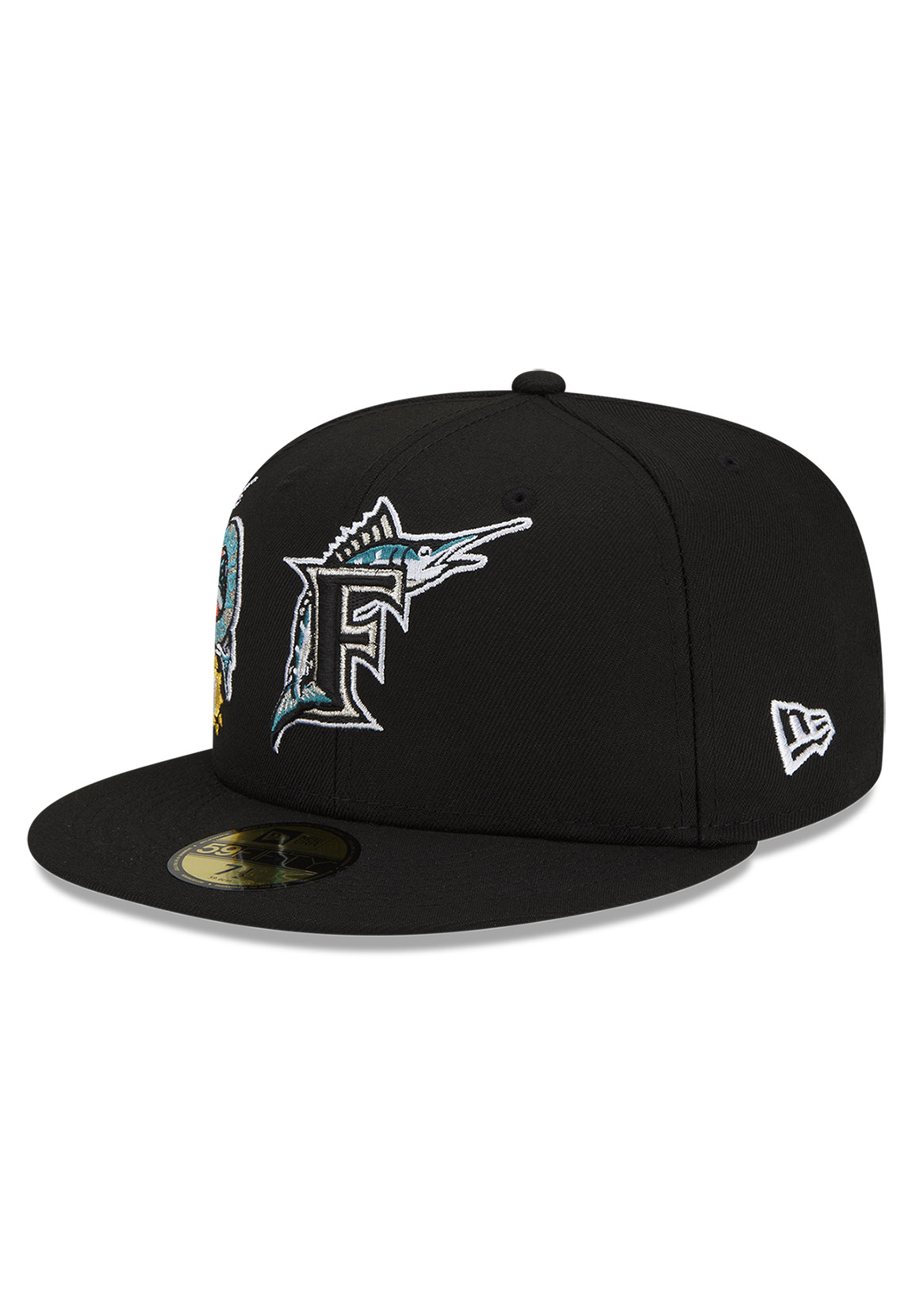 New Era MLB City Cluster 59Fifty Cap FLORIDA MARLINS Schwarz günstig online kaufen