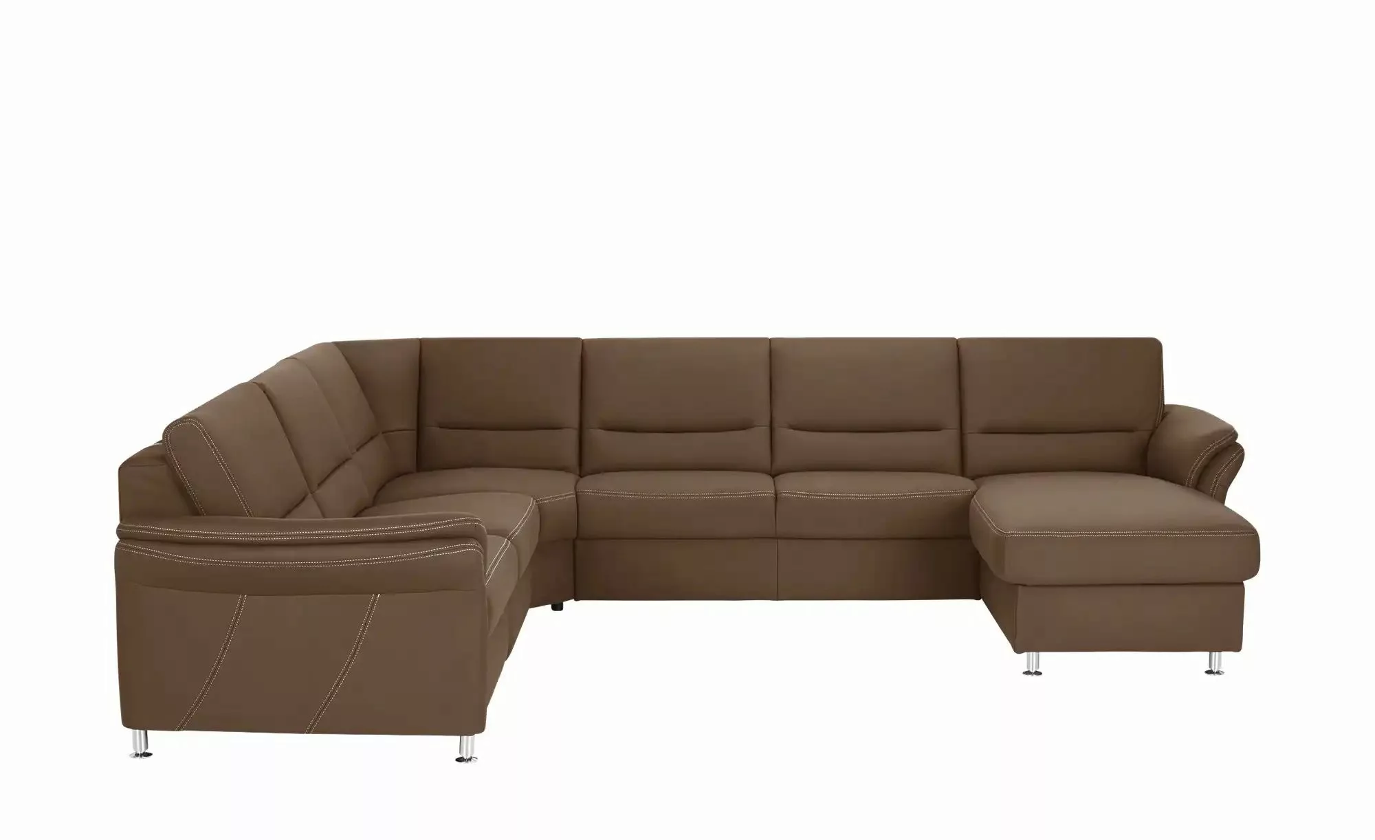 meinSofa Wohnlandschaft   Donald ¦ braun ¦ Maße (cm): B: 330 H: 89 T: 262 P günstig online kaufen