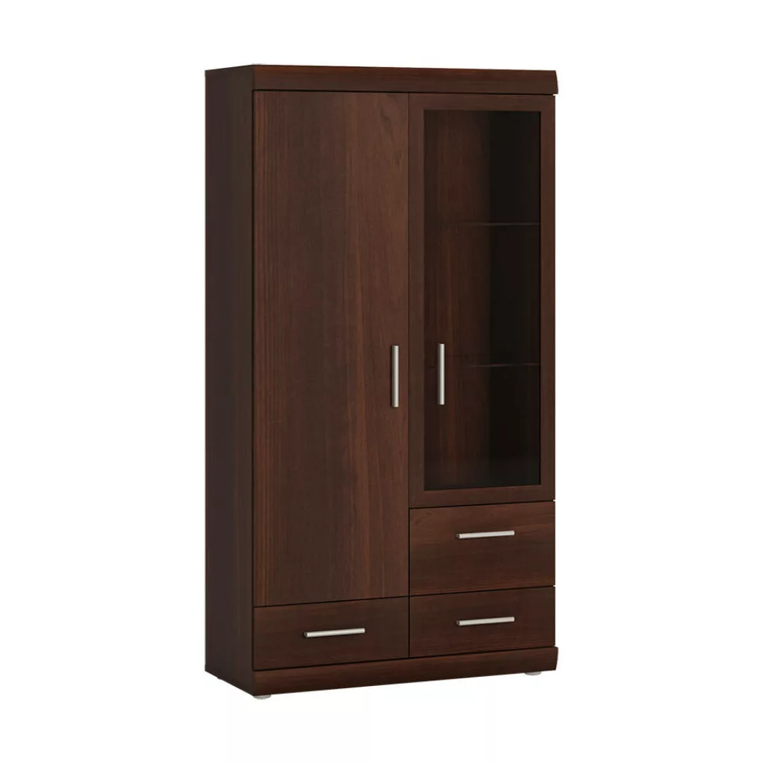 Highboard 80 cm Nussbaum IMPERIA-129 günstig online kaufen