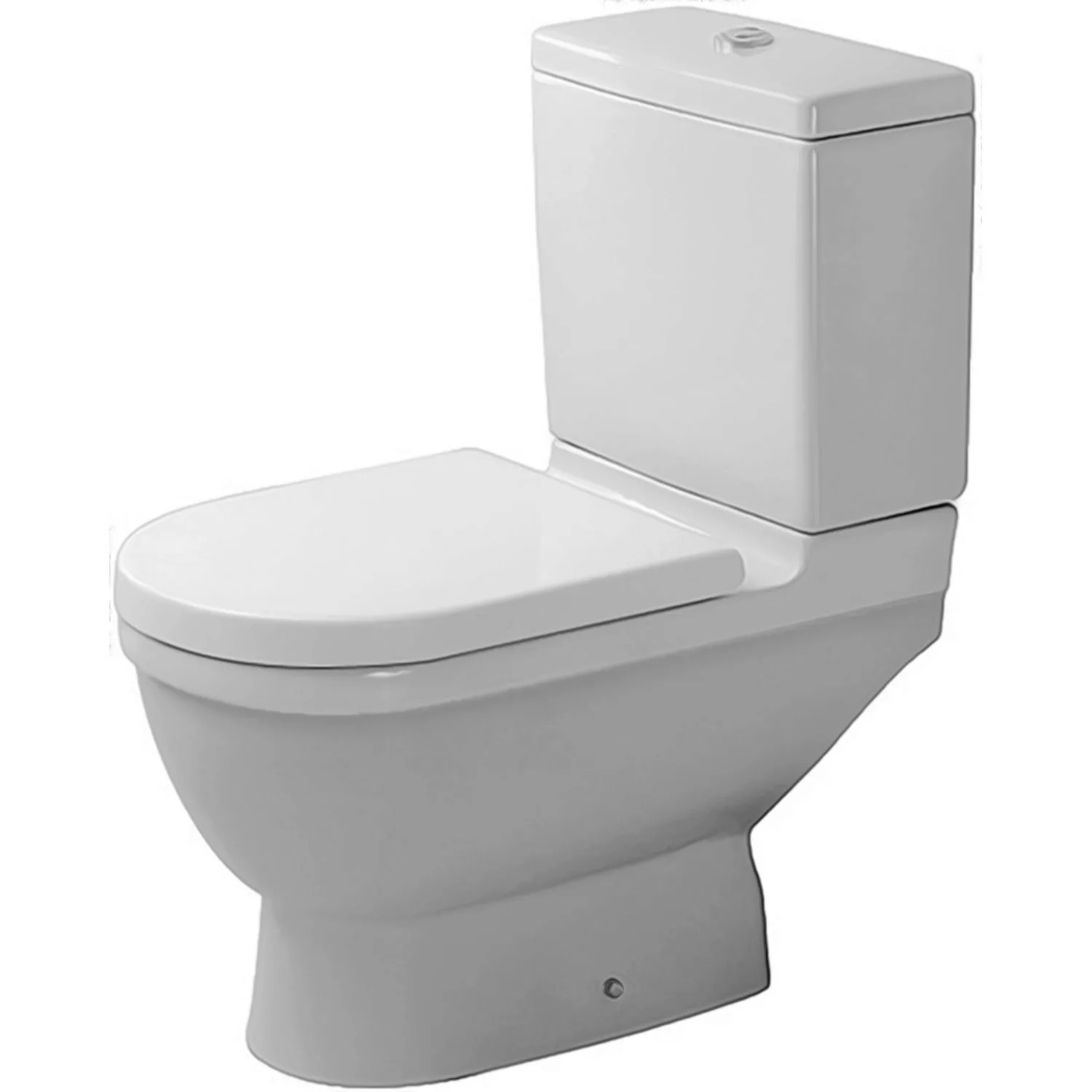 Duravit Stand-WC Kombi Starck 3 65,5 cm Weiß WG Tiefspüler Abgang Senkrecht günstig online kaufen