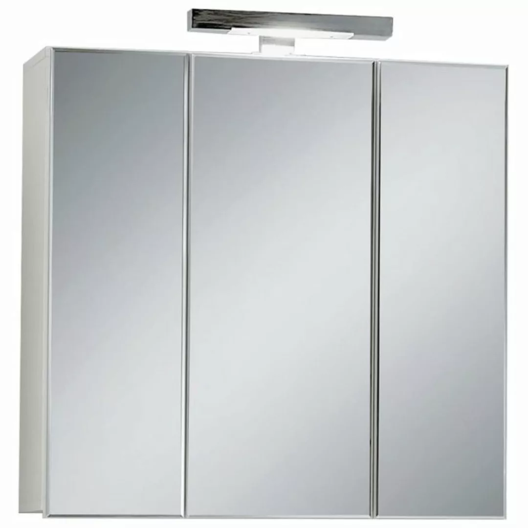 FMD Badezimmerspiegelschrank Spiegelschrank 70x19x67,6 cm Weiß günstig online kaufen