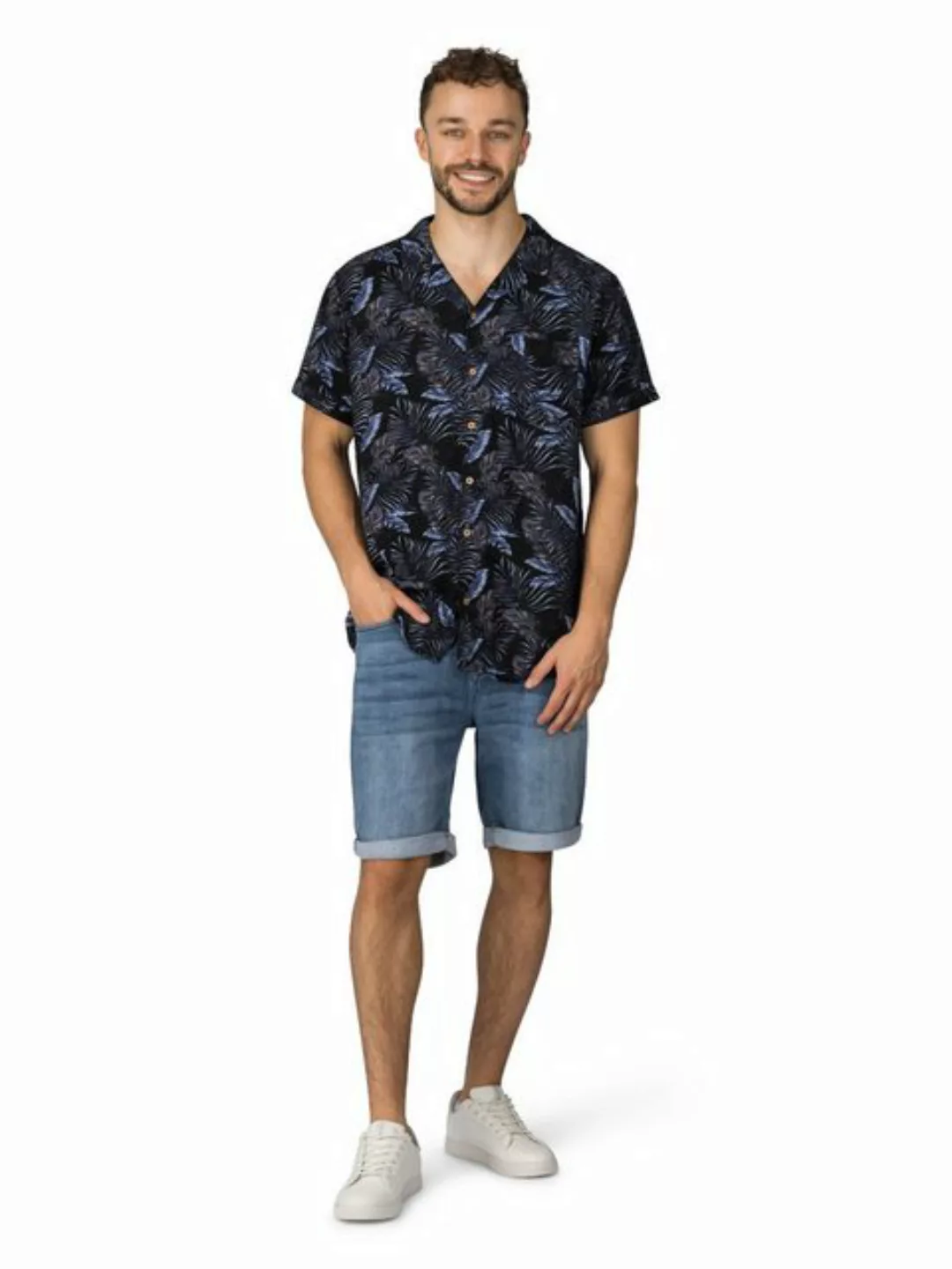 riverso Hawaiihemd Herren Sommerhemd RIVMick Regular Fit (1-tlg) günstig online kaufen