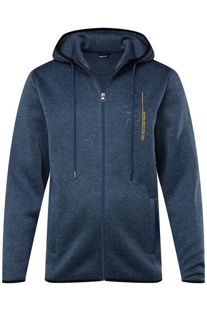 Men Plus Fleecejacke Men+ Strickfleece-Jacke Kapuze bis 8 XL günstig online kaufen