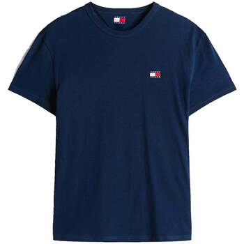 Tommy Jeans  T-Shirts & Poloshirts Reg Logo Badge T-Shirt Dark Night Navy günstig online kaufen