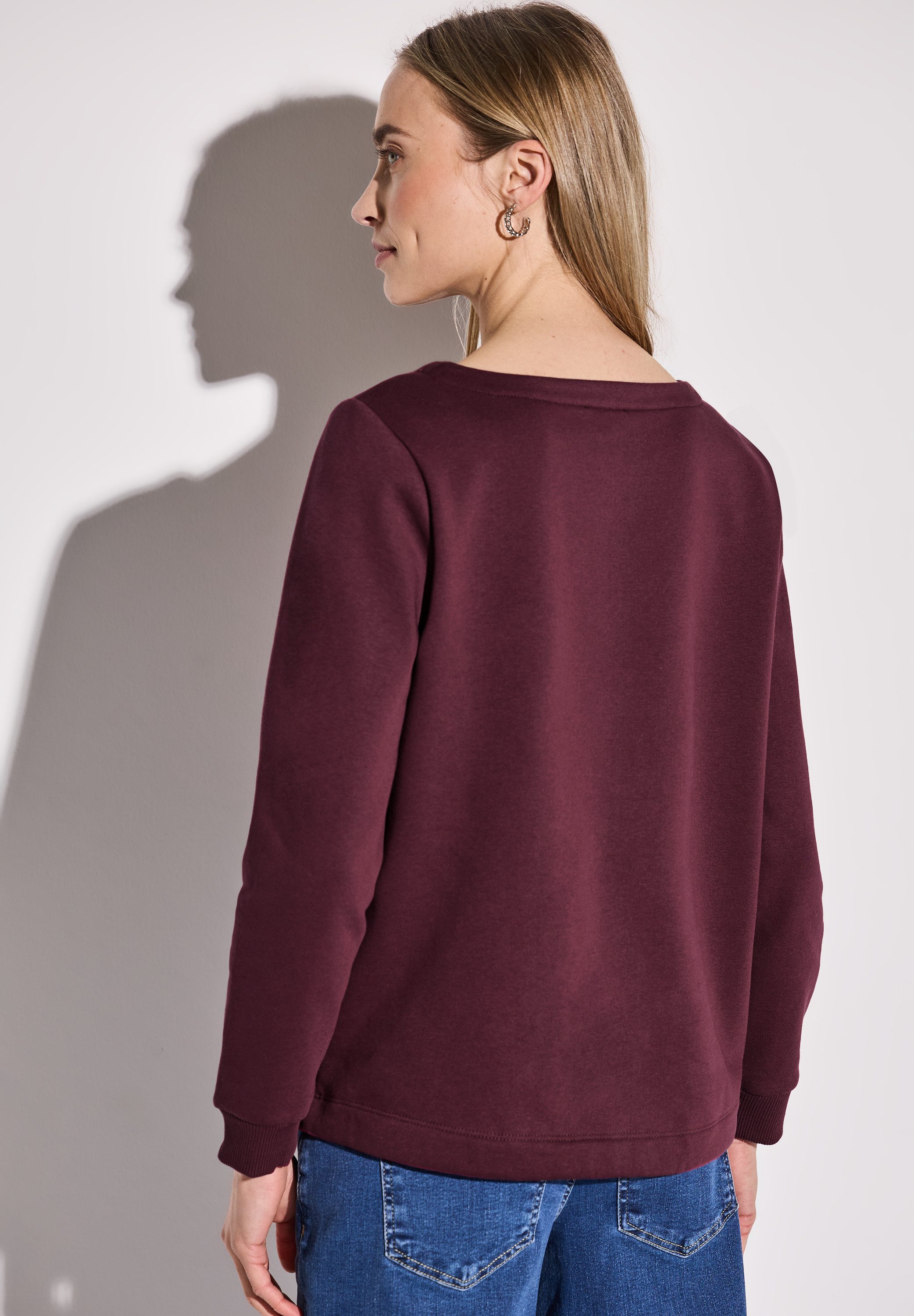 STREET ONE Sweatshirt, im soften Baumwoll-Mix günstig online kaufen