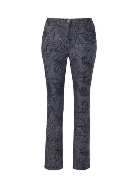 GOLDNER Stoffhose Druckhose CARLA mit Paisley-Muster günstig online kaufen