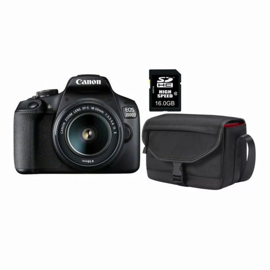 Canon EOS 2000D EF-S 18-55 IS II Value Up Kit Spiegelreflexkamera (EF-S 18- günstig online kaufen