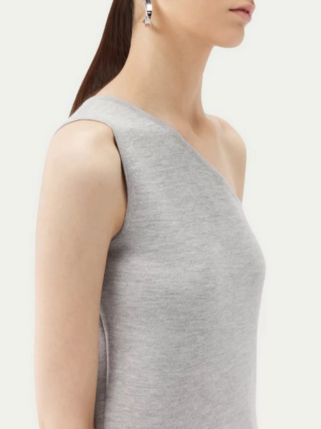 GOBI Cashmere Stricktop Top mit Ein-Schulter Ausschnitt aus Kaschmir-Seide günstig online kaufen