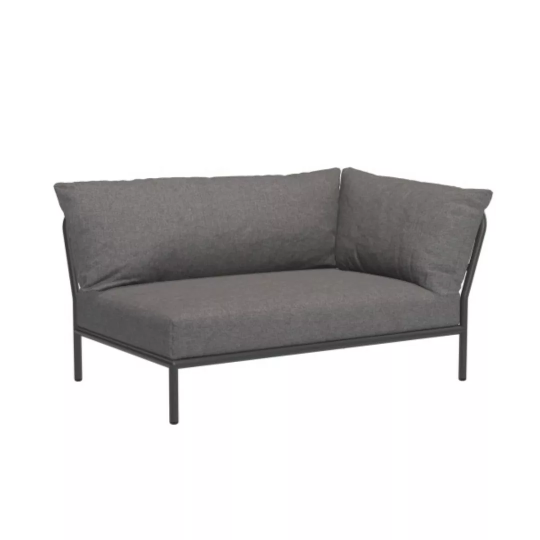 LEVEL2 Outdoor Sofa Lounge-Modul 2 Schiefer Dunkelgrau Rechts günstig online kaufen