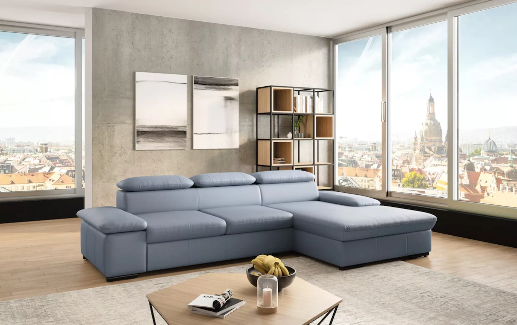 sit&more Ecksofa "Alcudia L-Form", wahlweise mit Bettfunktion günstig online kaufen