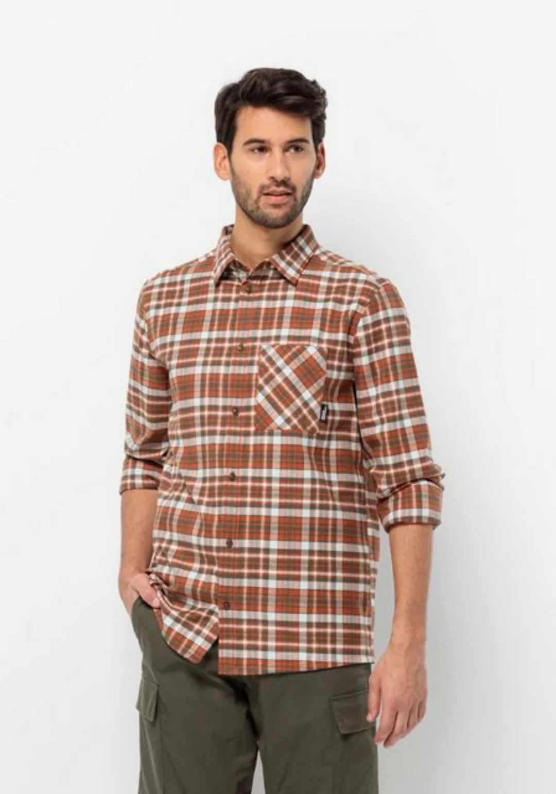 Jack Wolfskin Flanellhemd "BERGWEG SHIRT M" günstig online kaufen