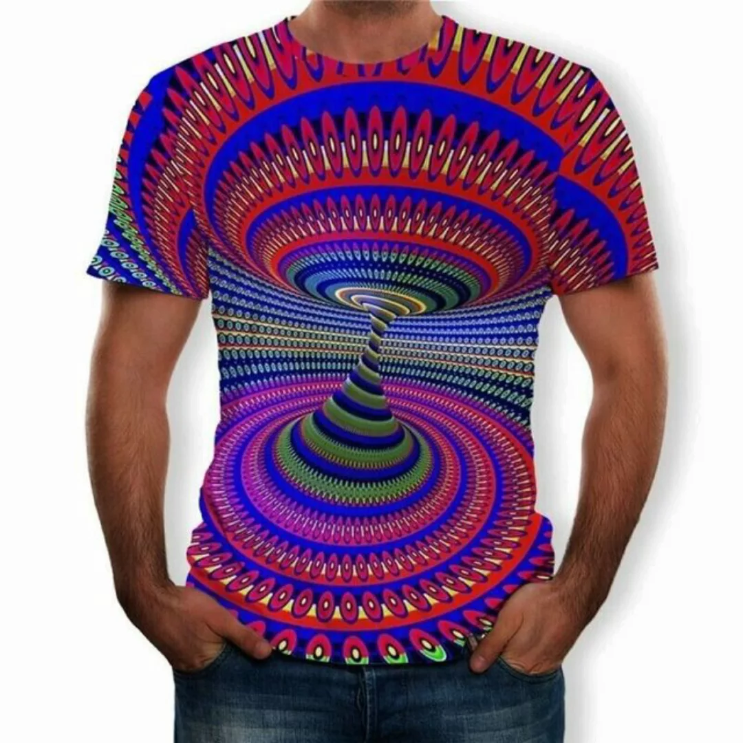Tinisu T-Shirt 3D-Druck T-Shirt (Unisex/rundhals) - Atmungsaktiv - Sport + günstig online kaufen