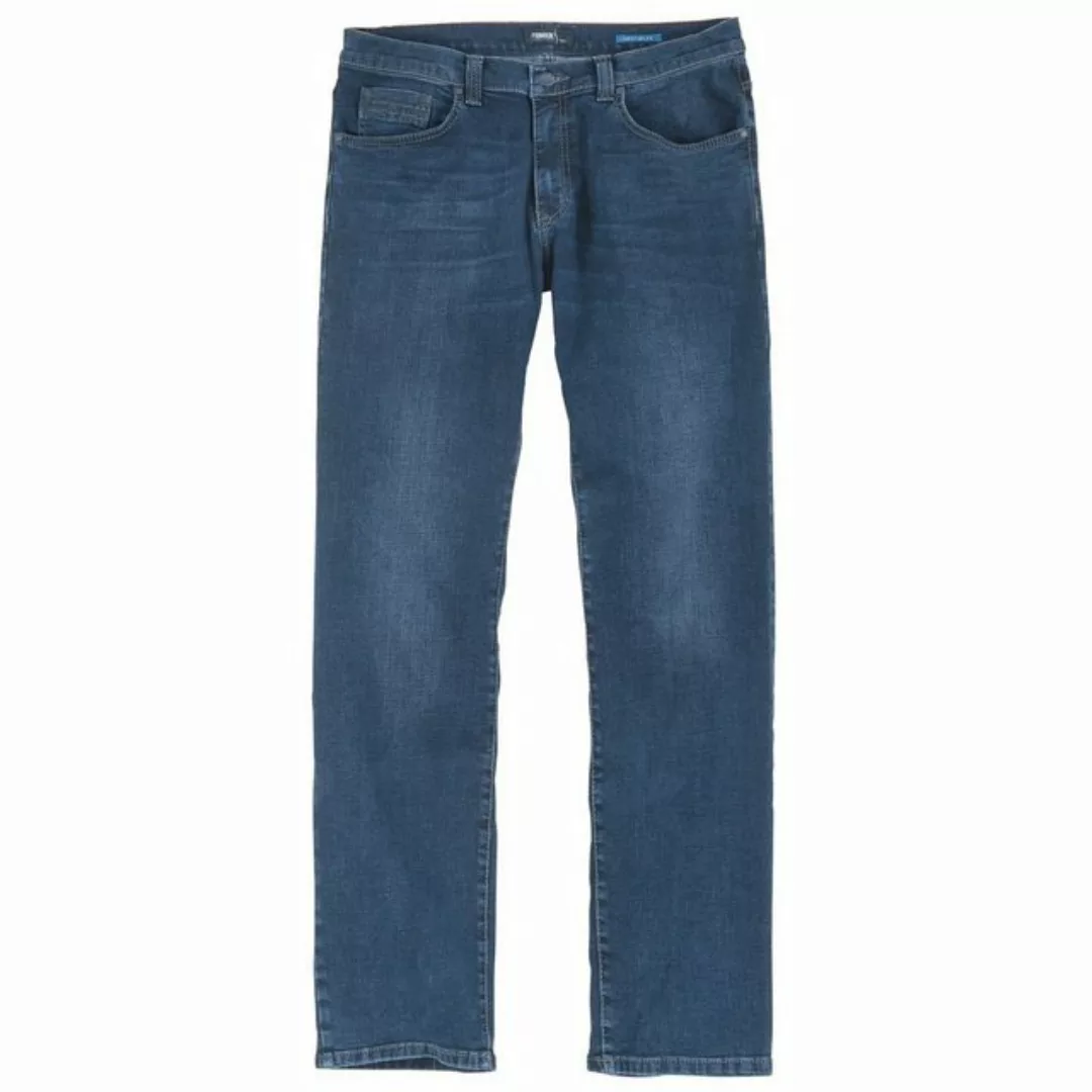Pionier Bequeme Jeans Große Größen Stretch-Jeans Rando dark blue used moust günstig online kaufen