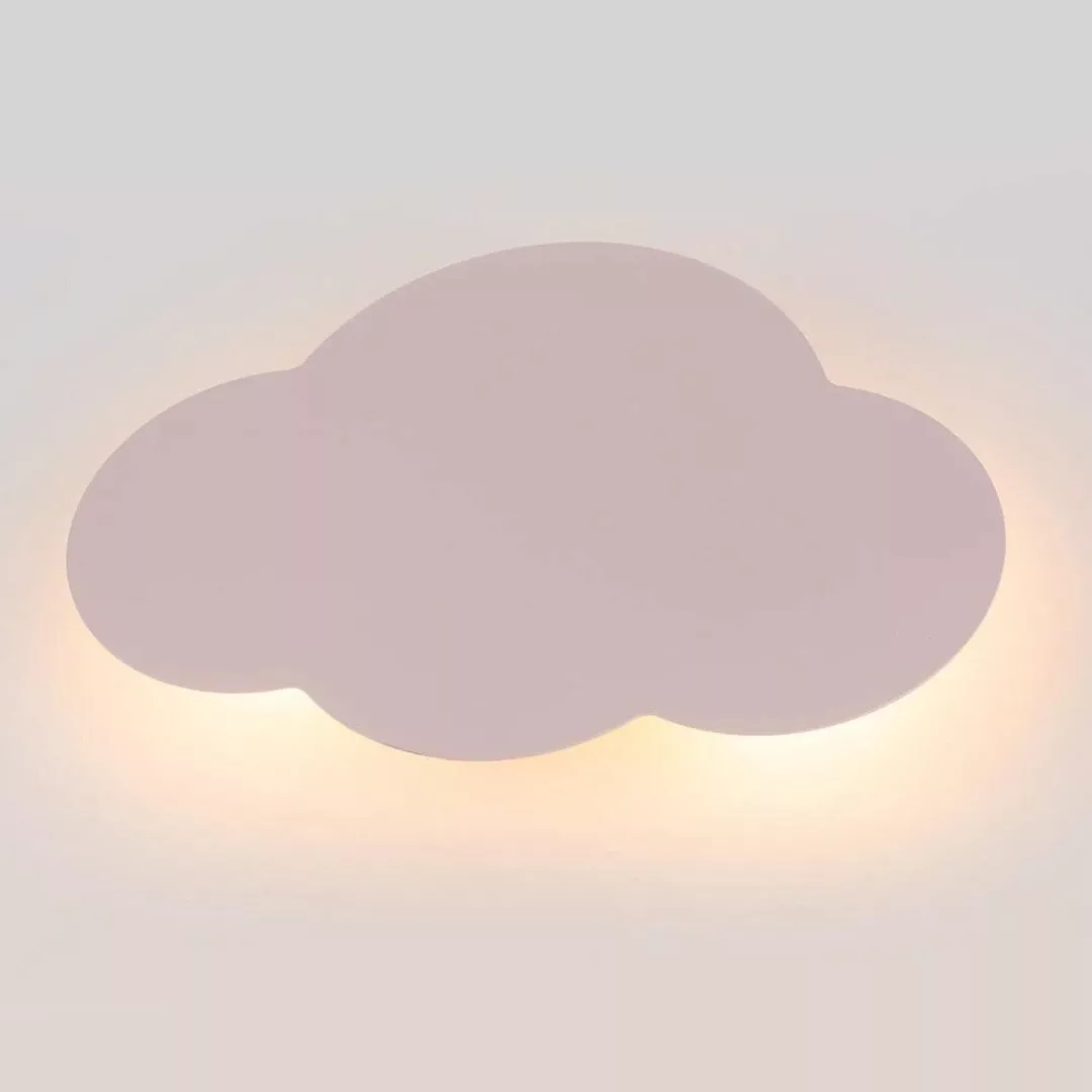 famlights | Wandleuchte Wolke in Rosa G9 2-flammig günstig online kaufen