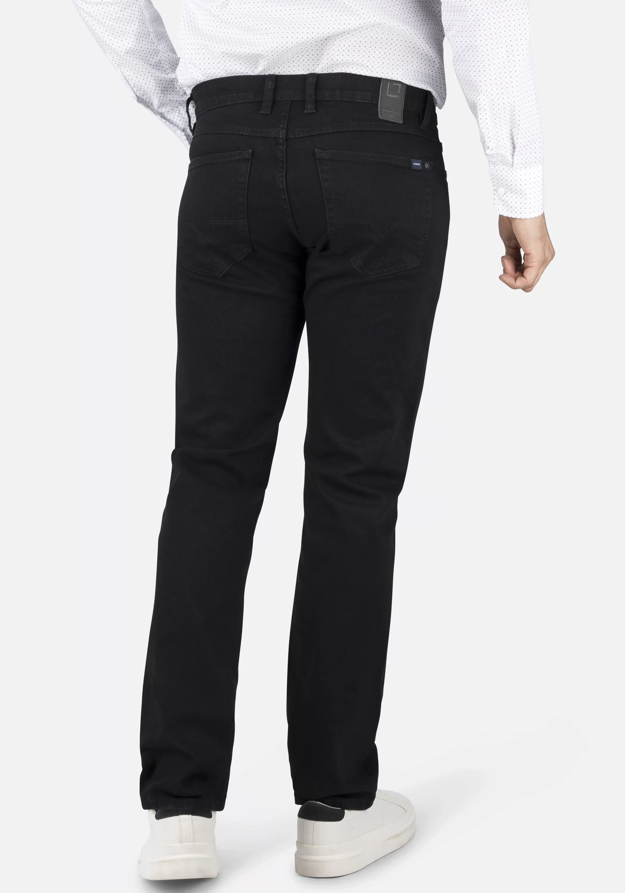 Stooker Men Straight-Jeans Frisco Herren Stretch Jeans - Black denim günstig online kaufen