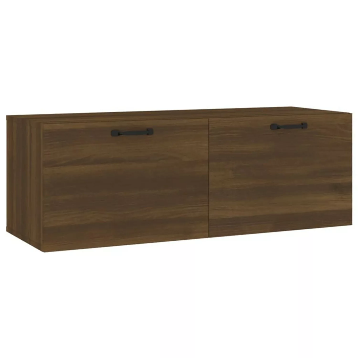 vidaXL Hängeschrank Wandschrank Braun Eichen-Optik 100x36,5x35 cm Holzwerks günstig online kaufen