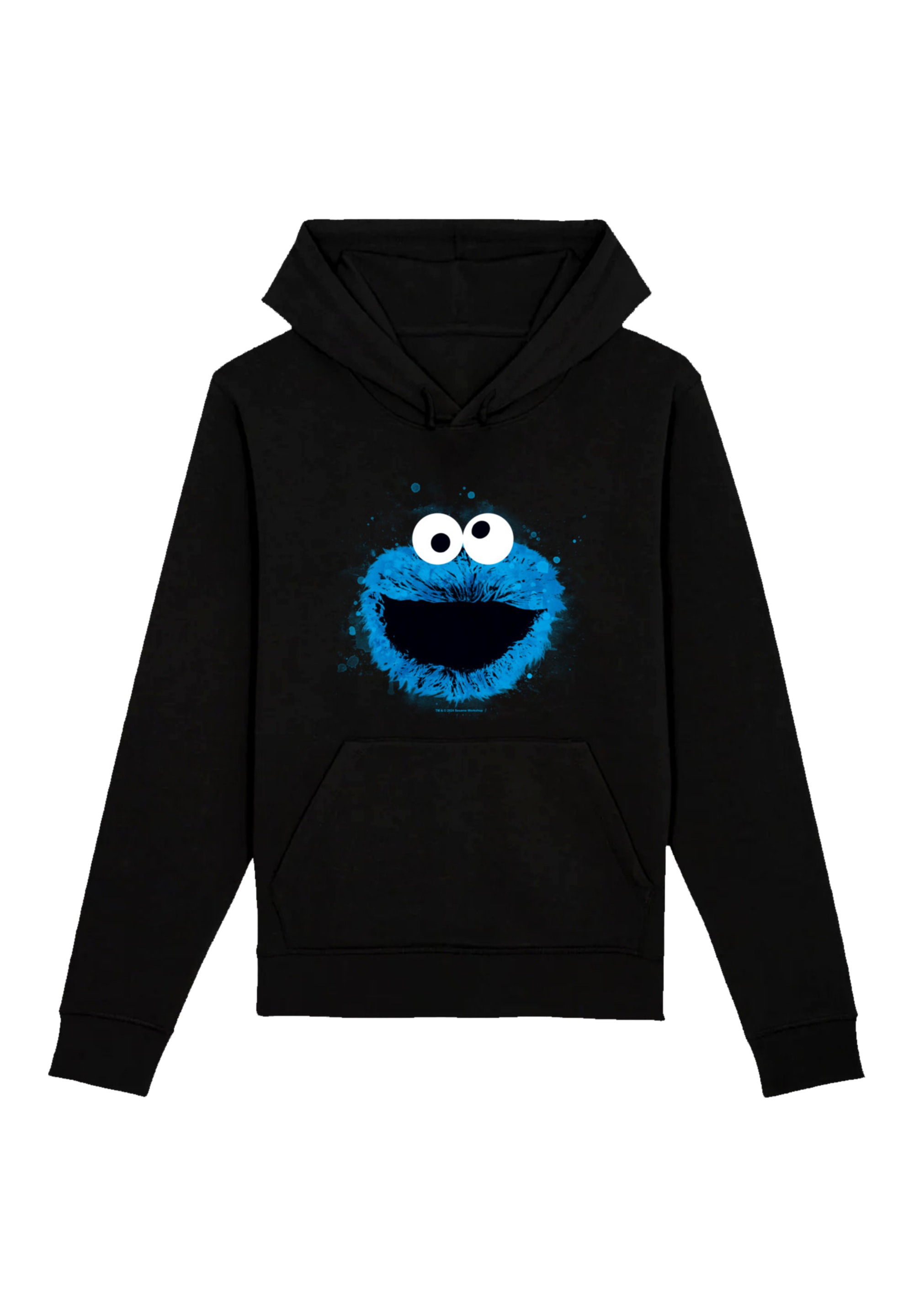 F4NT4STIC Kapuzenpullover "Sesamstraße Cookie Monster Watercolor", Premium günstig online kaufen