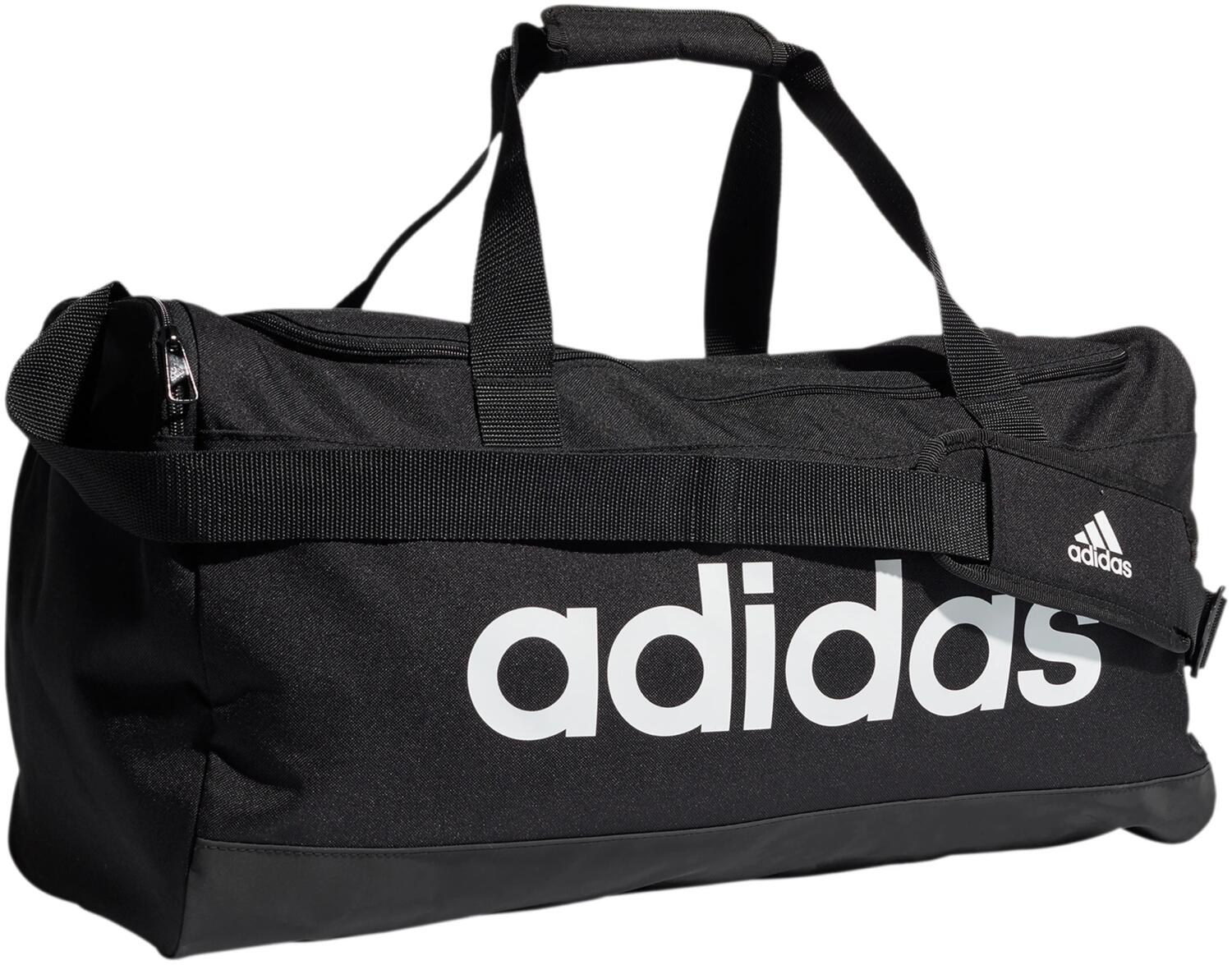 adidas Linear Duffel M Sporttasche (Farbe: black/white) günstig online kaufen