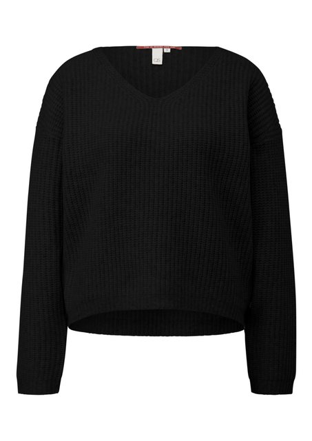 QS Strickpullover in Melange Optik günstig online kaufen