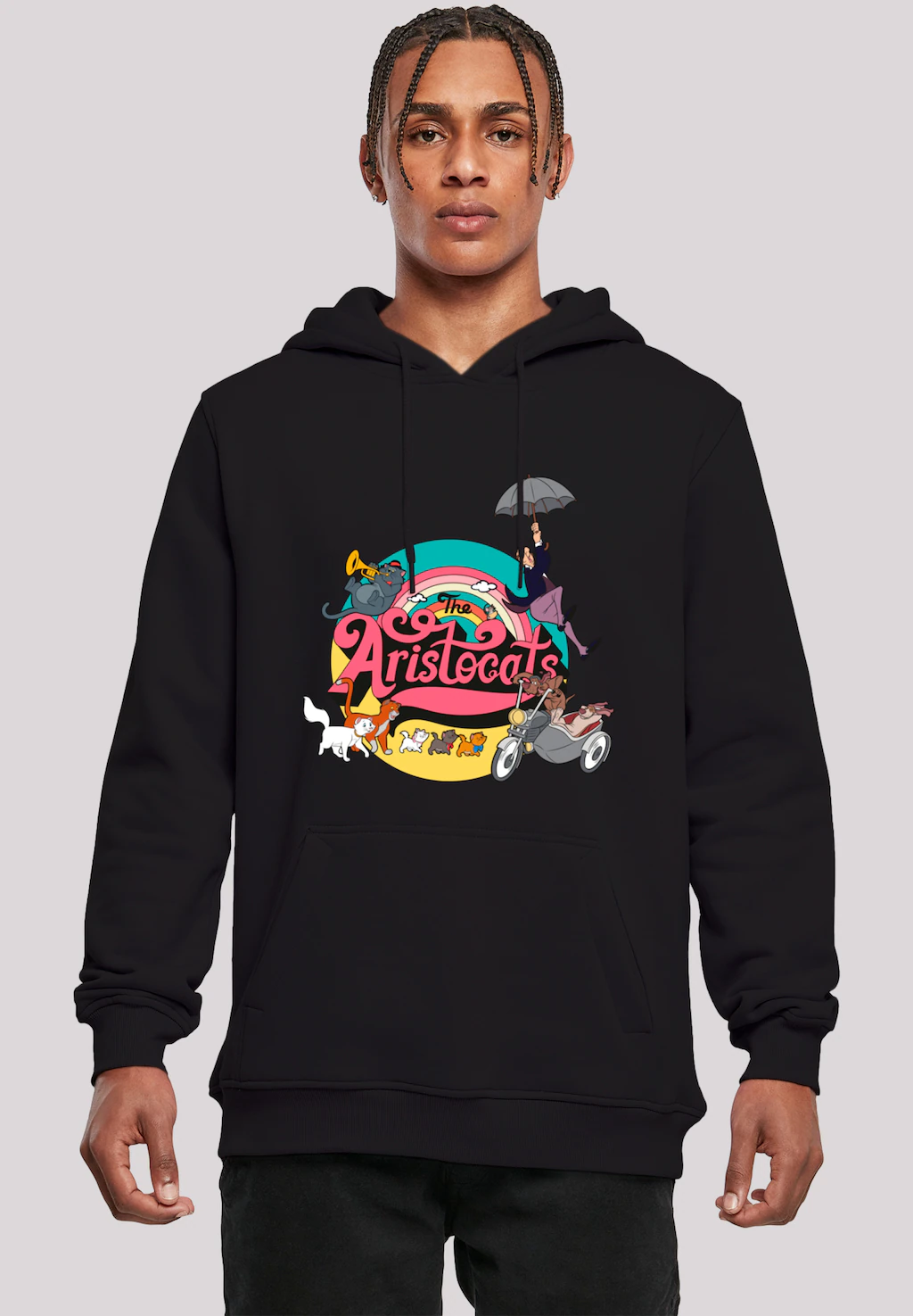 F4NT4STIC Kapuzenpullover "Disney Aristocats Rainbow Fun", Premium Qualität günstig online kaufen