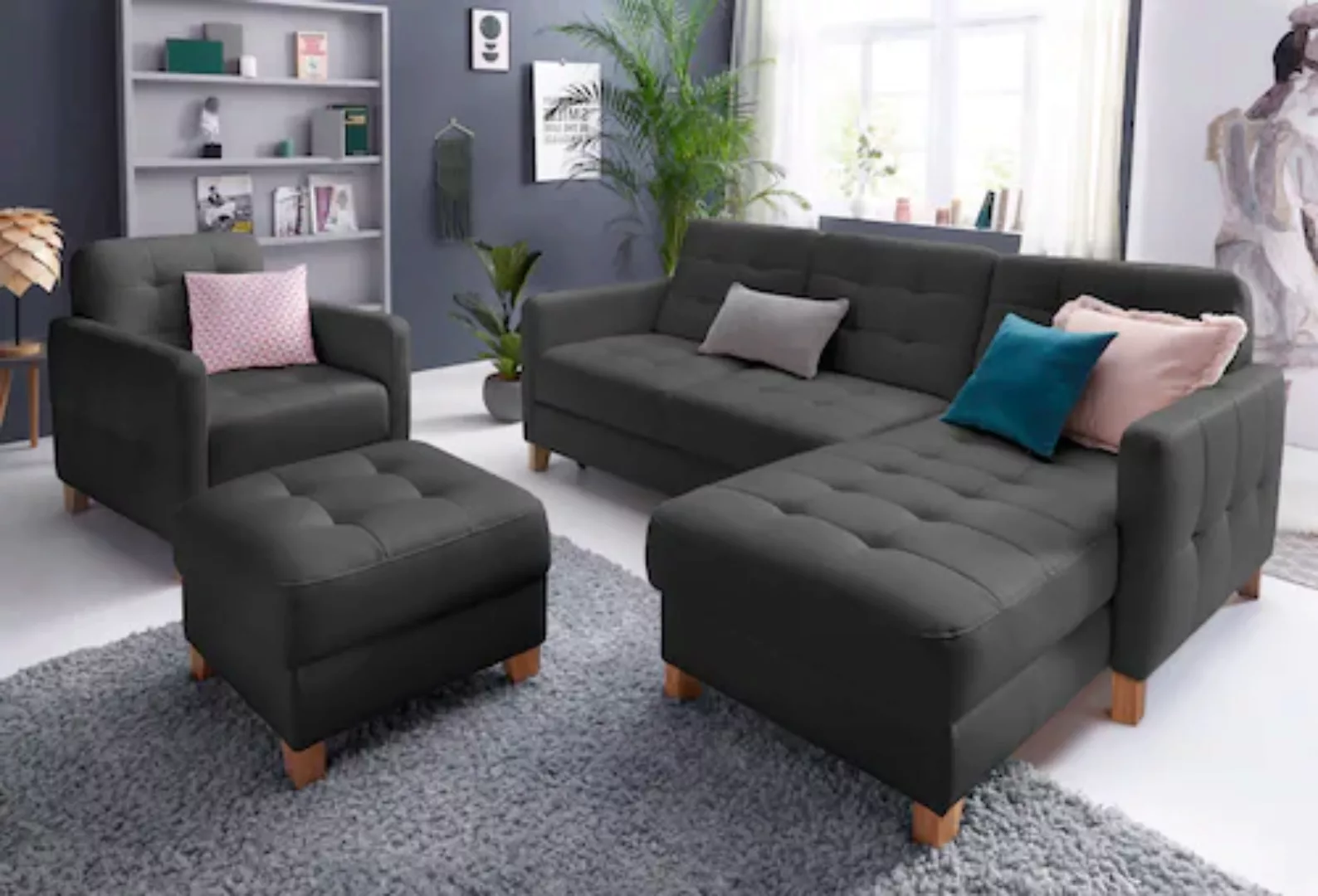exxpo - sofa fashion Ecksofa »Elio, L-Form« günstig online kaufen
