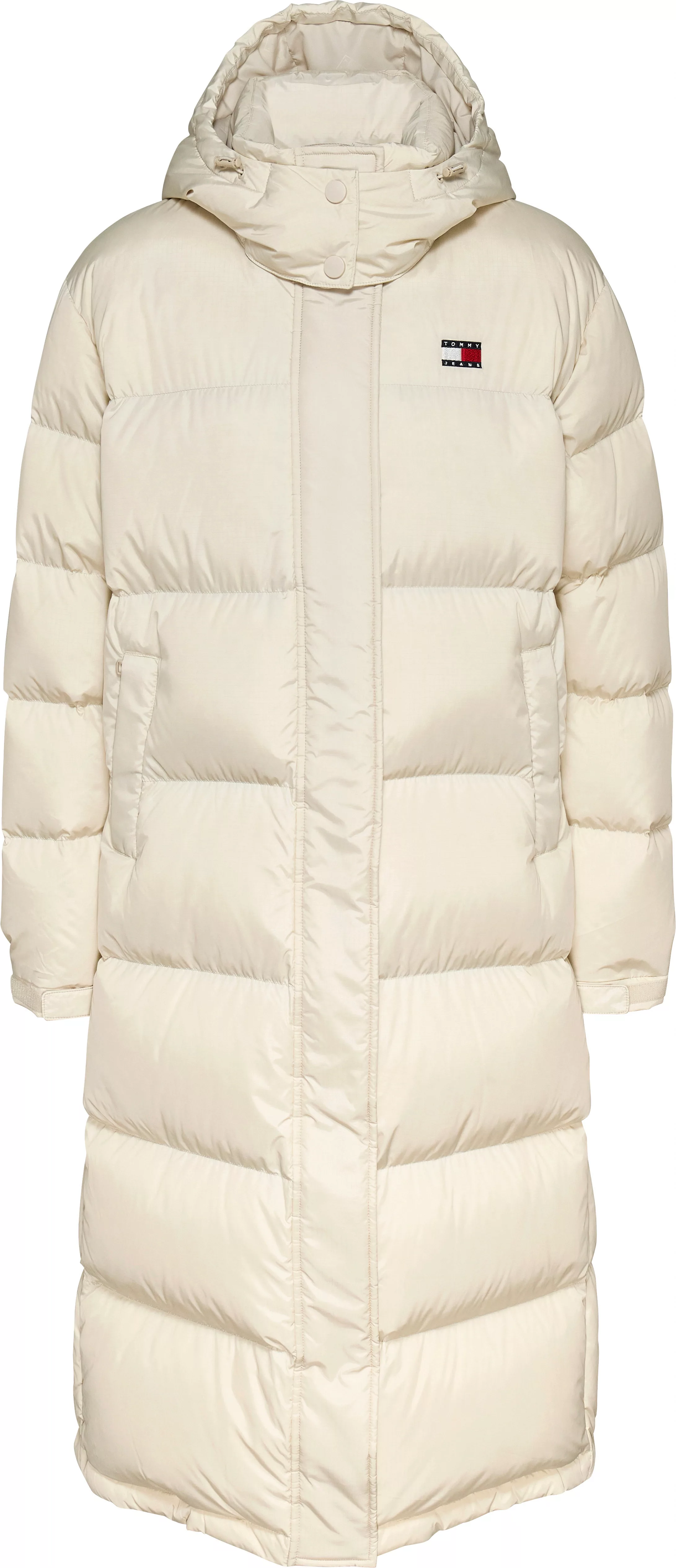 Tommy Jeans Steppmantel TJW ALASKA LONG PUFFER EXT mit Logostickerei günstig online kaufen