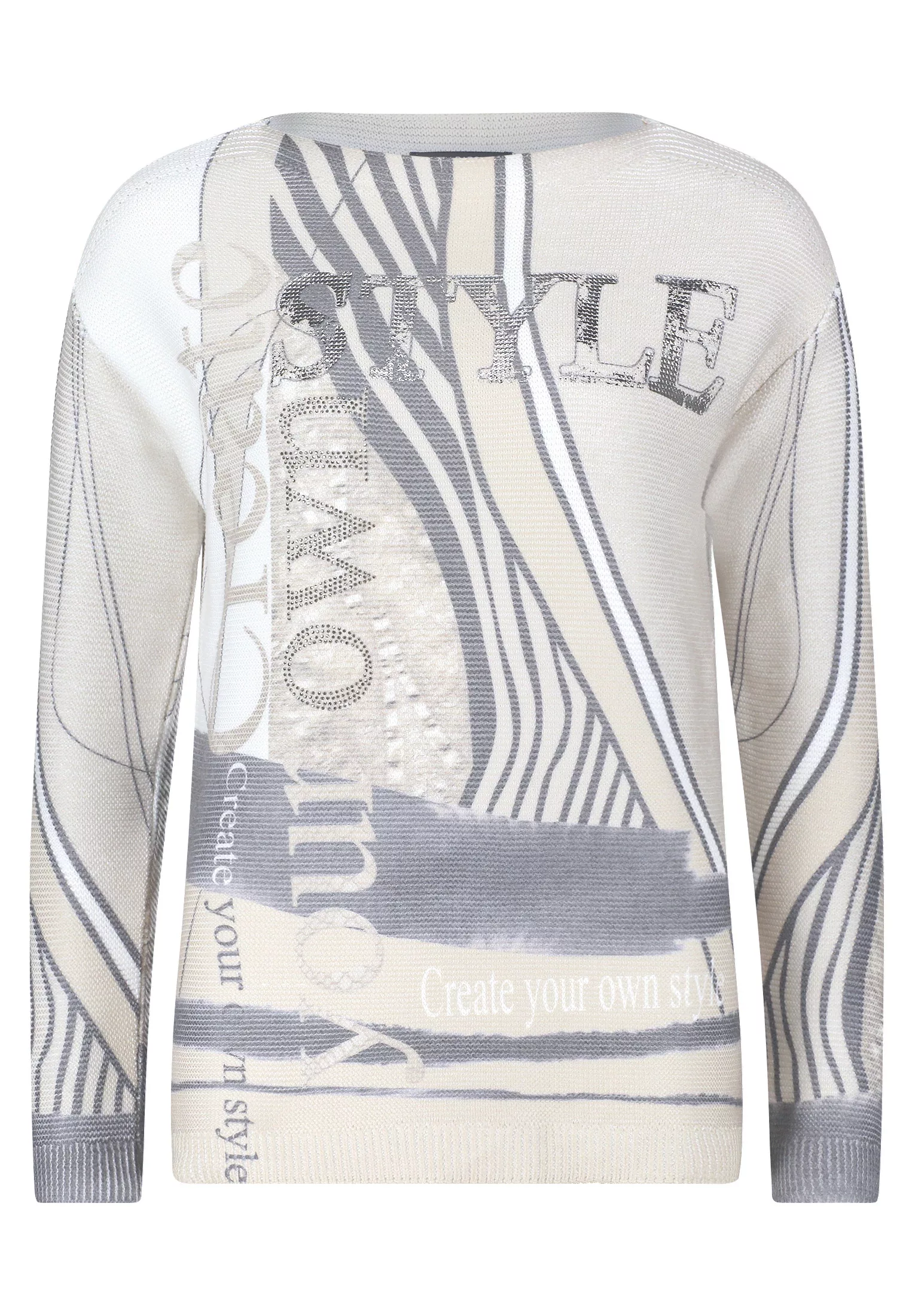 Betty Barclay Strickpullover "Betty Barclay Strickpullover mit Print", Glit günstig online kaufen