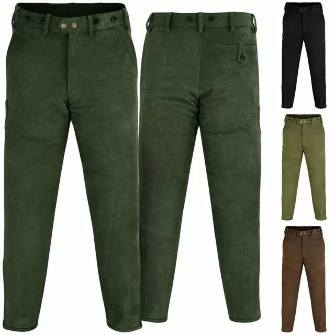 German Wear Lederhose GW601 Lange Jagd Trachten Lederhose Jägerhose Jagdhos günstig online kaufen