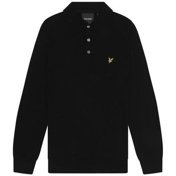 Lyle & Scott  Pullover KN2113V COTTON MERINOS POLO-Z865 JET BLACK günstig online kaufen