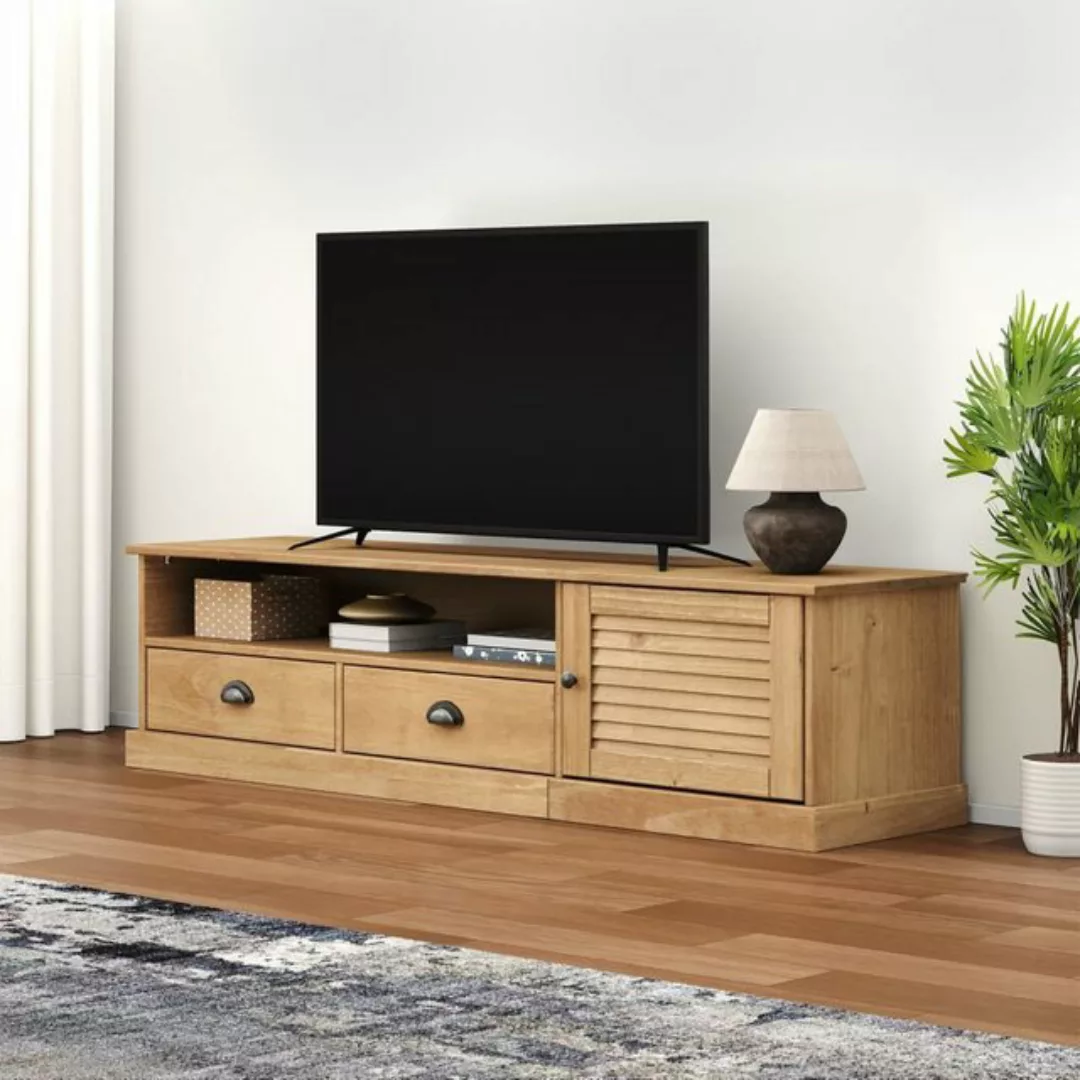 vidaXL TV-Schrank TV-Schrank VIGO 156x40x40 cm Massivholz Kiefer (1-St) günstig online kaufen