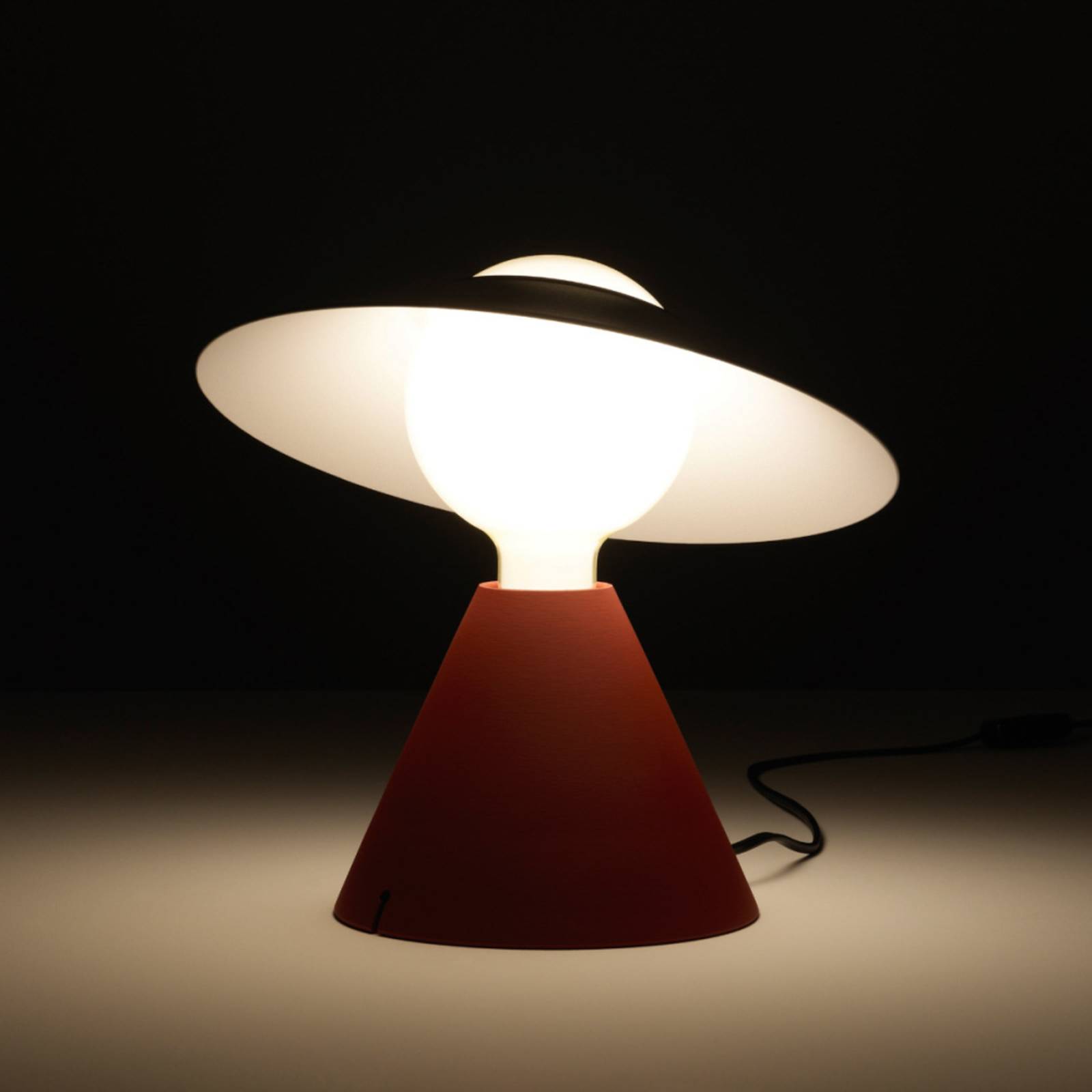 Stilnovo Fante LED-Tischleuchte, 2.700 K, rot günstig online kaufen