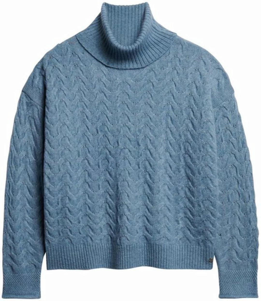 Superdry Strickpullover LW CABLE ROLL NECK JUMPER günstig online kaufen