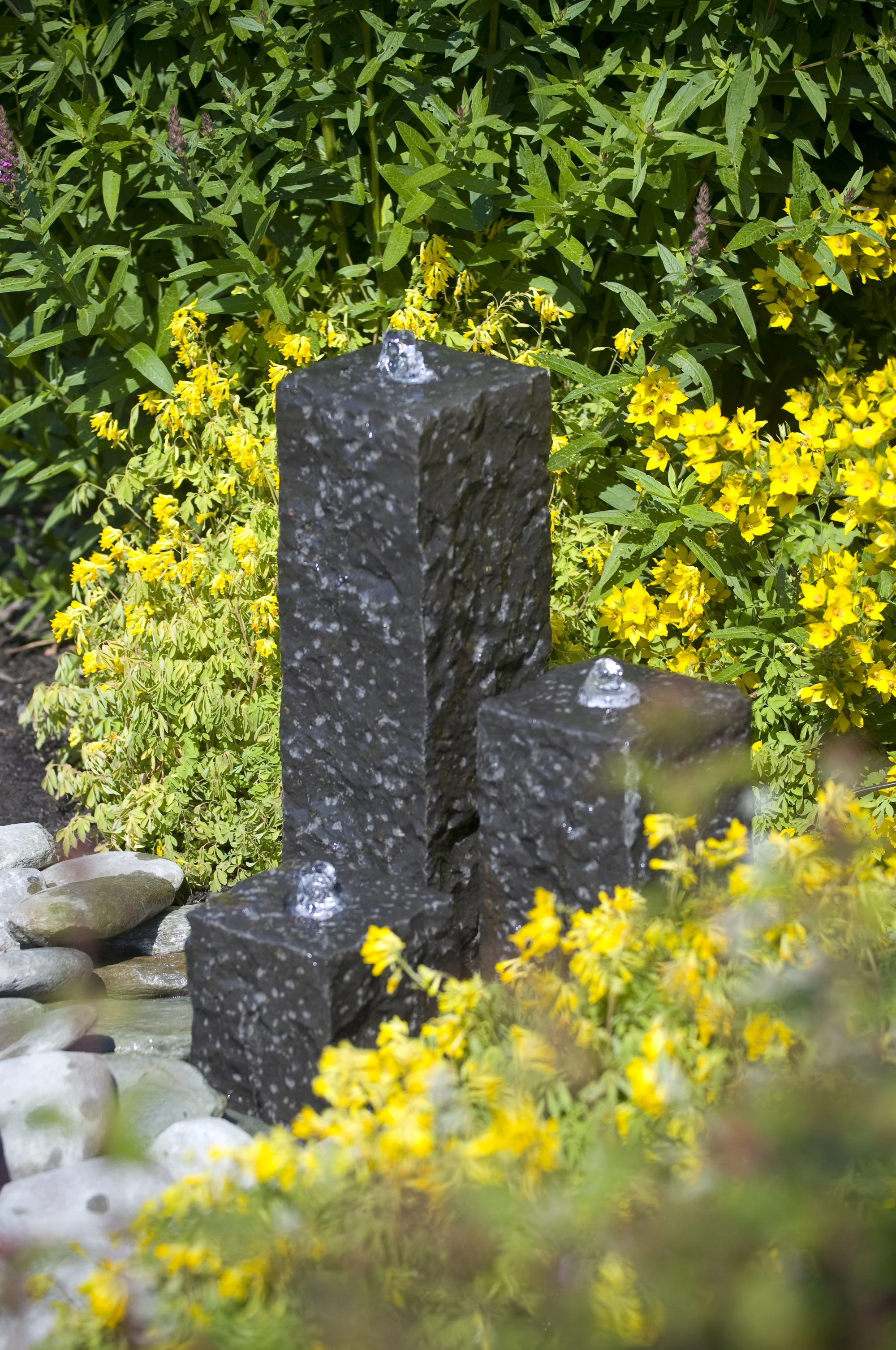 Ubbink Gartenbrunnen "Taranto", (Komplett-Set), Naturstein Granit günstig online kaufen