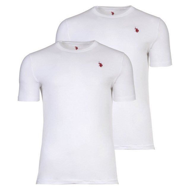 U.S. Polo Assn T-Shirt Herren T-Shirts, 2er Pack - Rundhals, (Packung, 2er günstig online kaufen