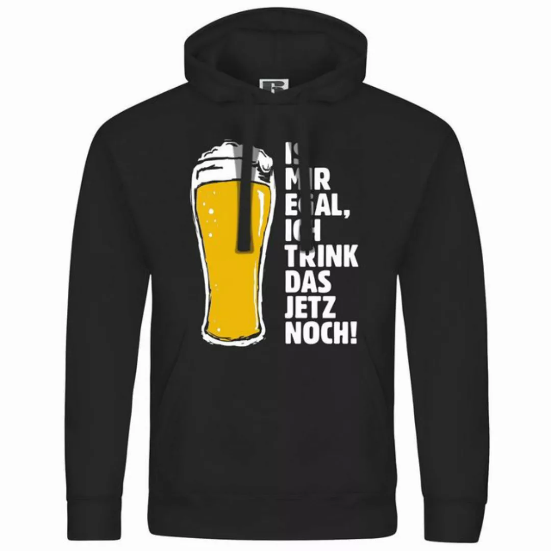 deinshirt Kapuzenpullover Herren Kapuzenpullover Is mir egal ich trink das günstig online kaufen